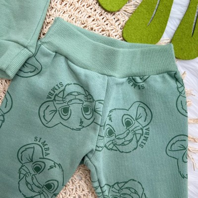  Conj. Casaco e Calça de Moletom Simba - Verde